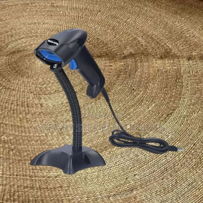 Automatic Pos Barcode Scanner With Stand Usb Wired Plug-N- Play Design