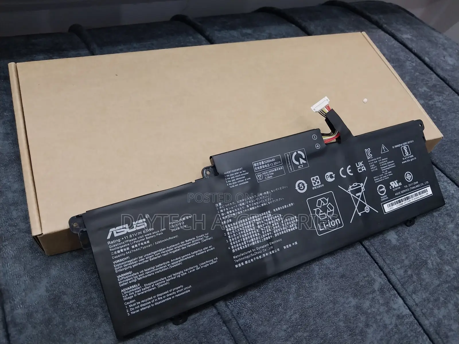 Genuine C31n1914 Battery for Asus Zenbook 13 Ux425ug Ux435ea Ux435eg