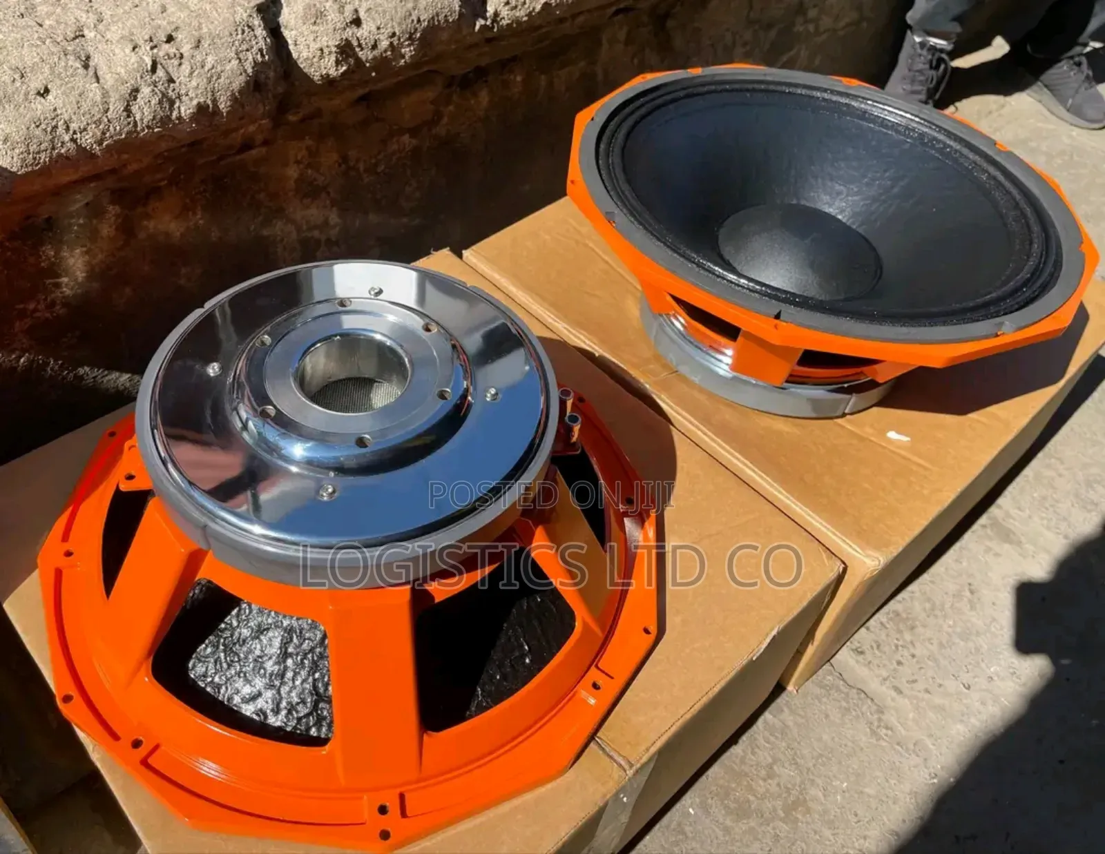 Derwel 18" Orange 125mm Heavy Duty Bass Speaker