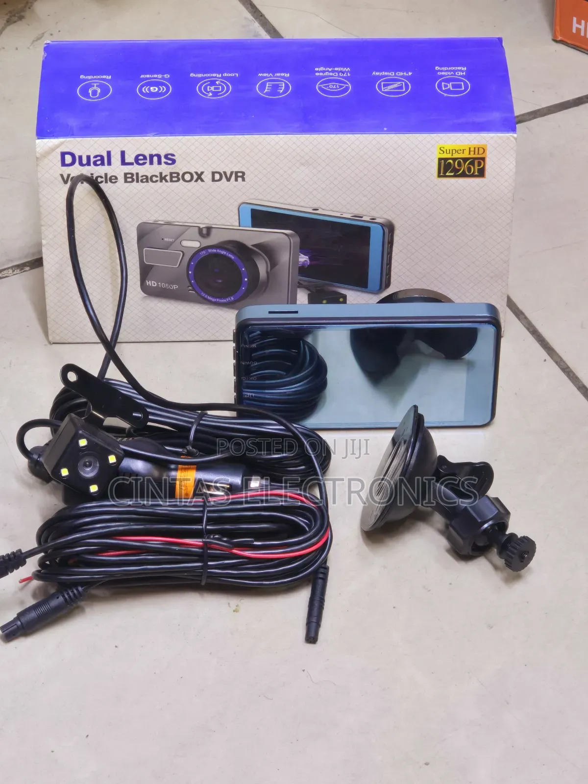 Dual Lens Vehicle Blackboard DVR