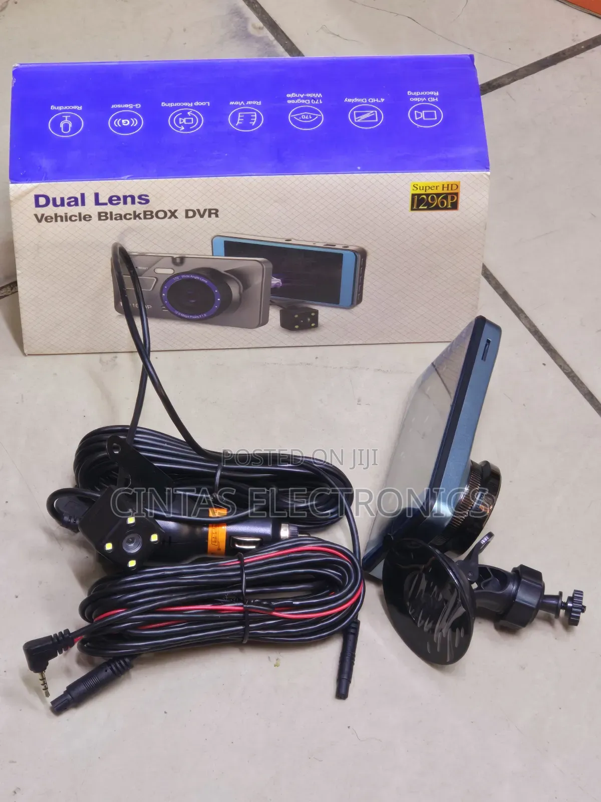 Dual Lens Vehicle Blackboard DVR