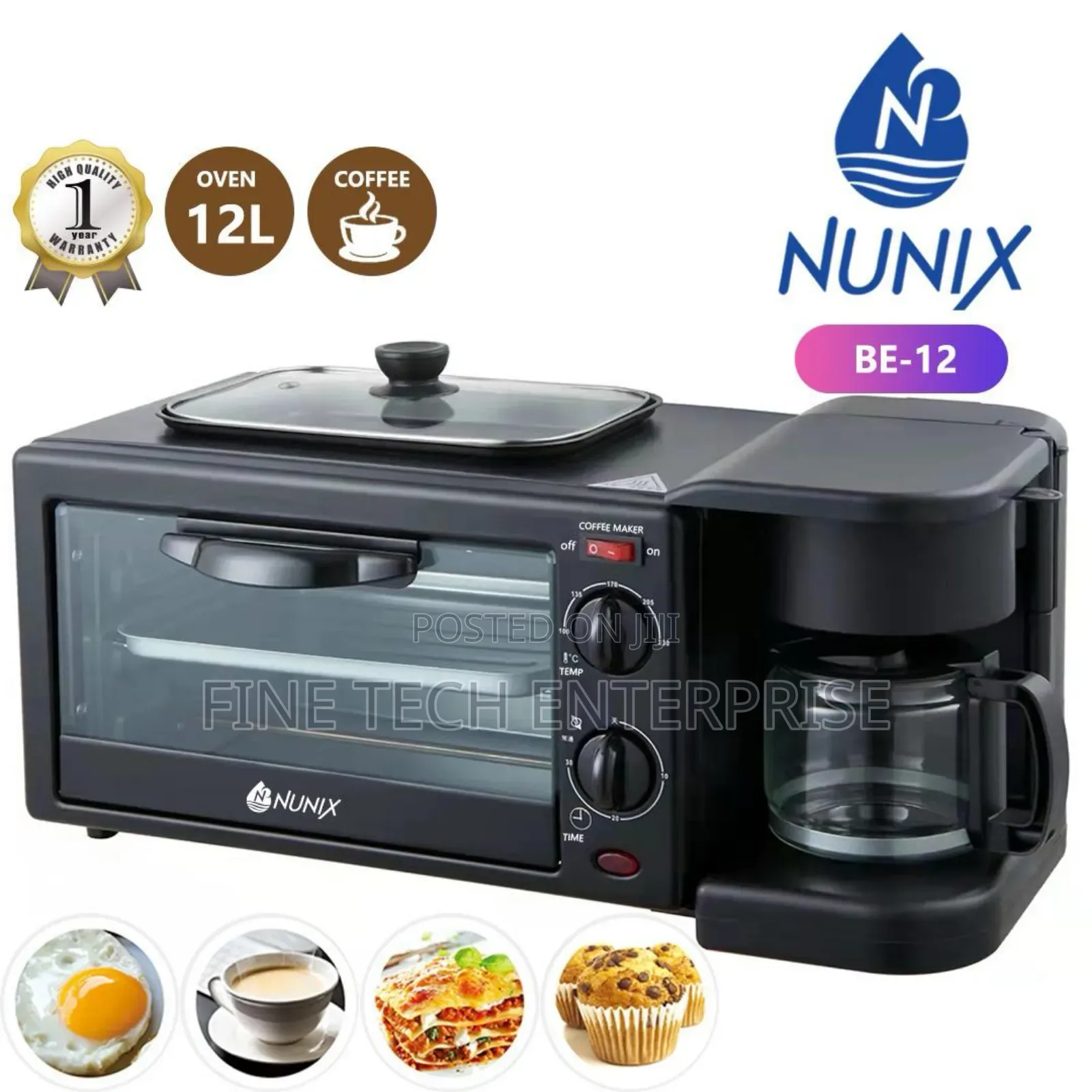 Nunix 3in1 Breakfast Maker