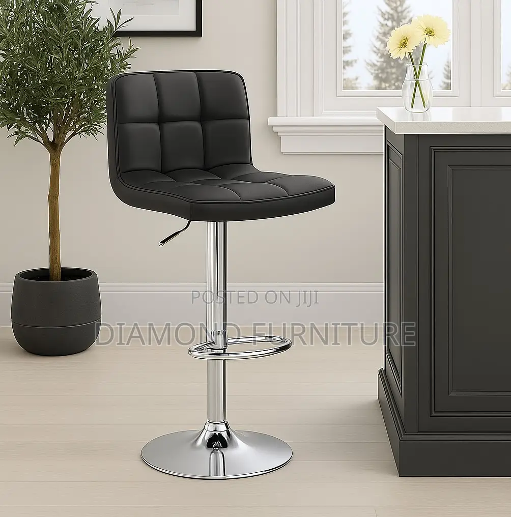 Bar Furniture; Sedentary Modern Swivel Simple (High Back Bar Chair)