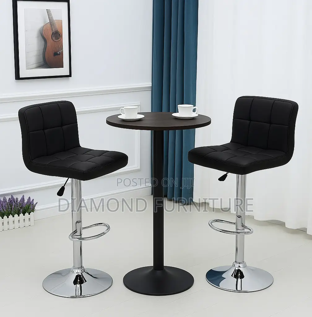Bar Furniture; Sedentary Modern Swivel Simple (High Back Bar Chair)