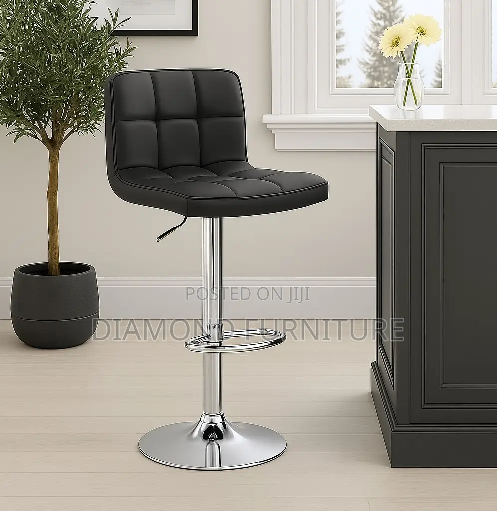 Bar Furniture; Sedentary Modern Swivel Simple (High Back Bar Chair)