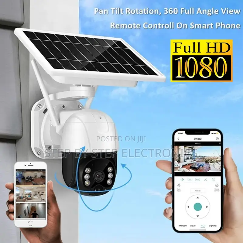 Smart Ai Human Detection 4g Simcard PTZ Outdoor Solar CCTV Camera