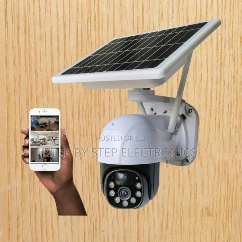 Color Night Vision 1080p 2mp PTZ Solar 4g Outdoor Camera