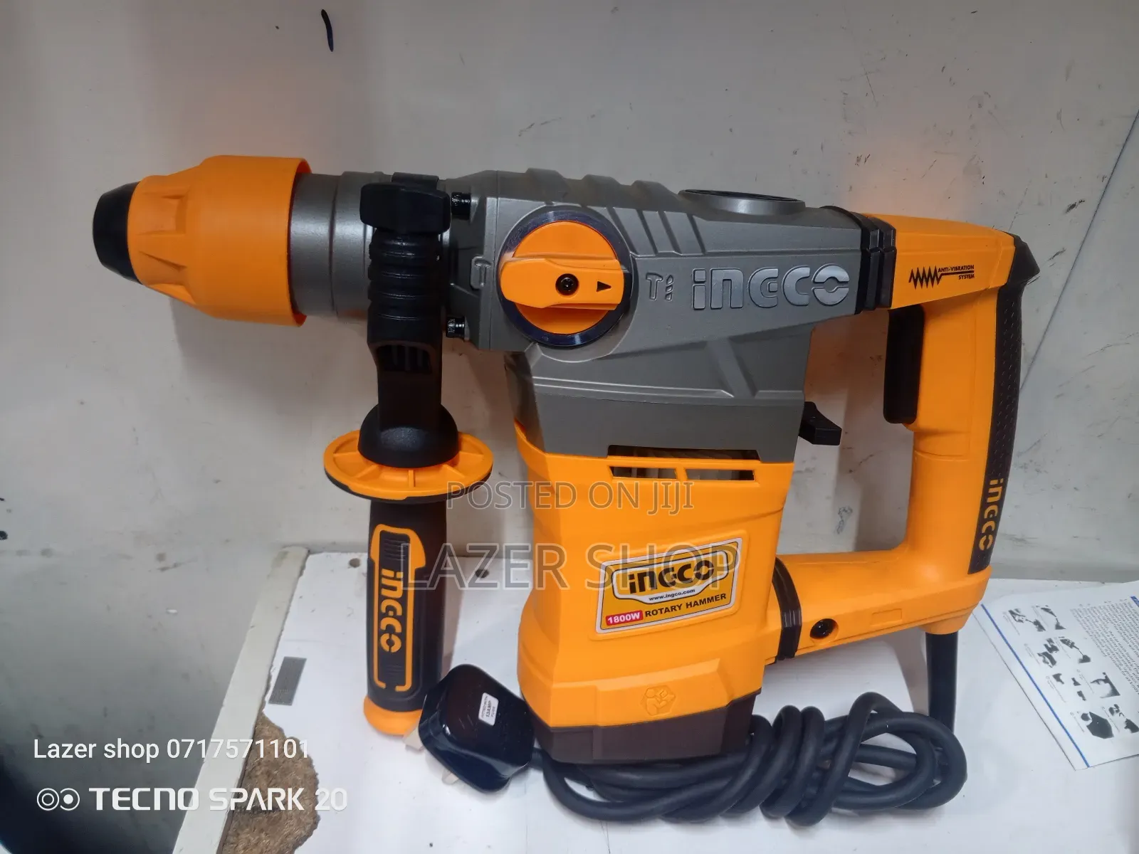 1800w Ingco Rotary Hammer Drill
