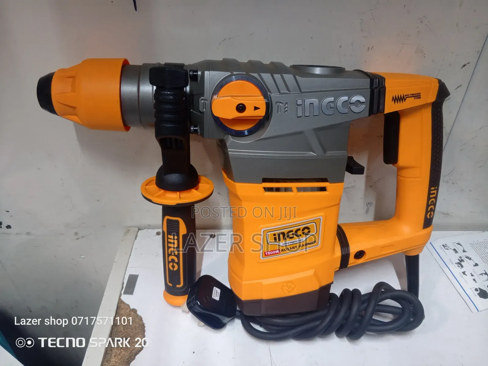 1800w Ingco Rotary Hammer Drill