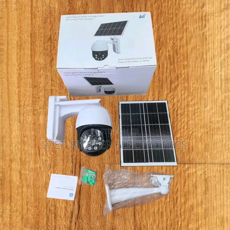 4g Sim Enabled Outdoor 1080p Hd PTZ Solar CCTV Security Camera