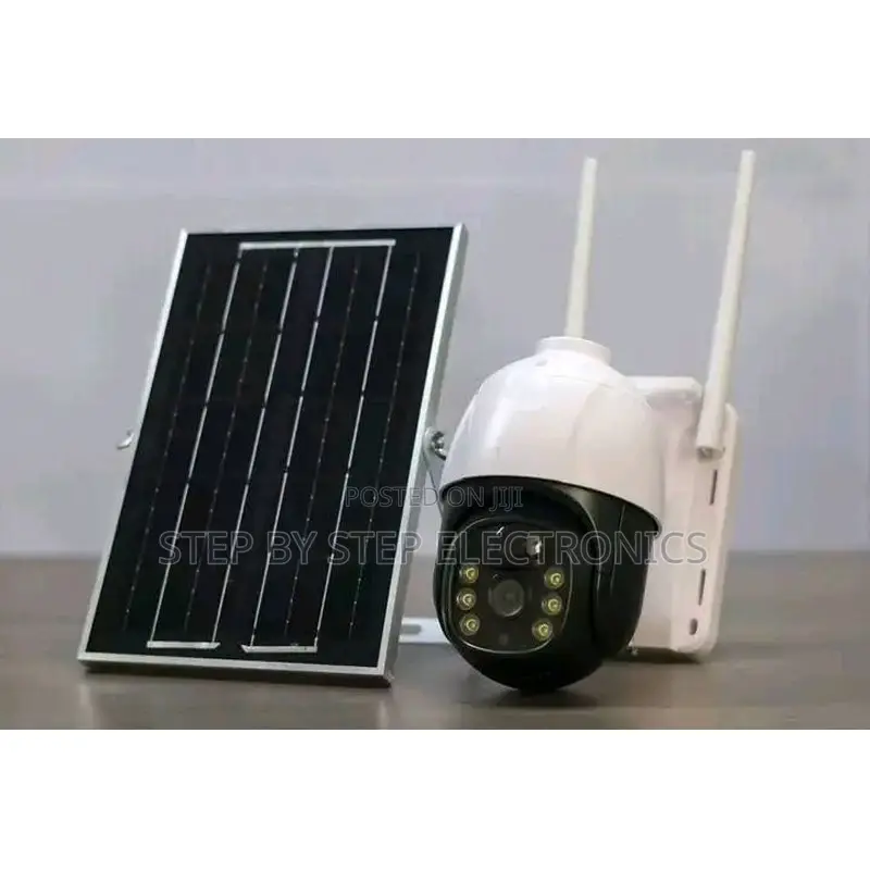 PTZ Rotation Solar Powered 4g Camera With Full Color Night Vision