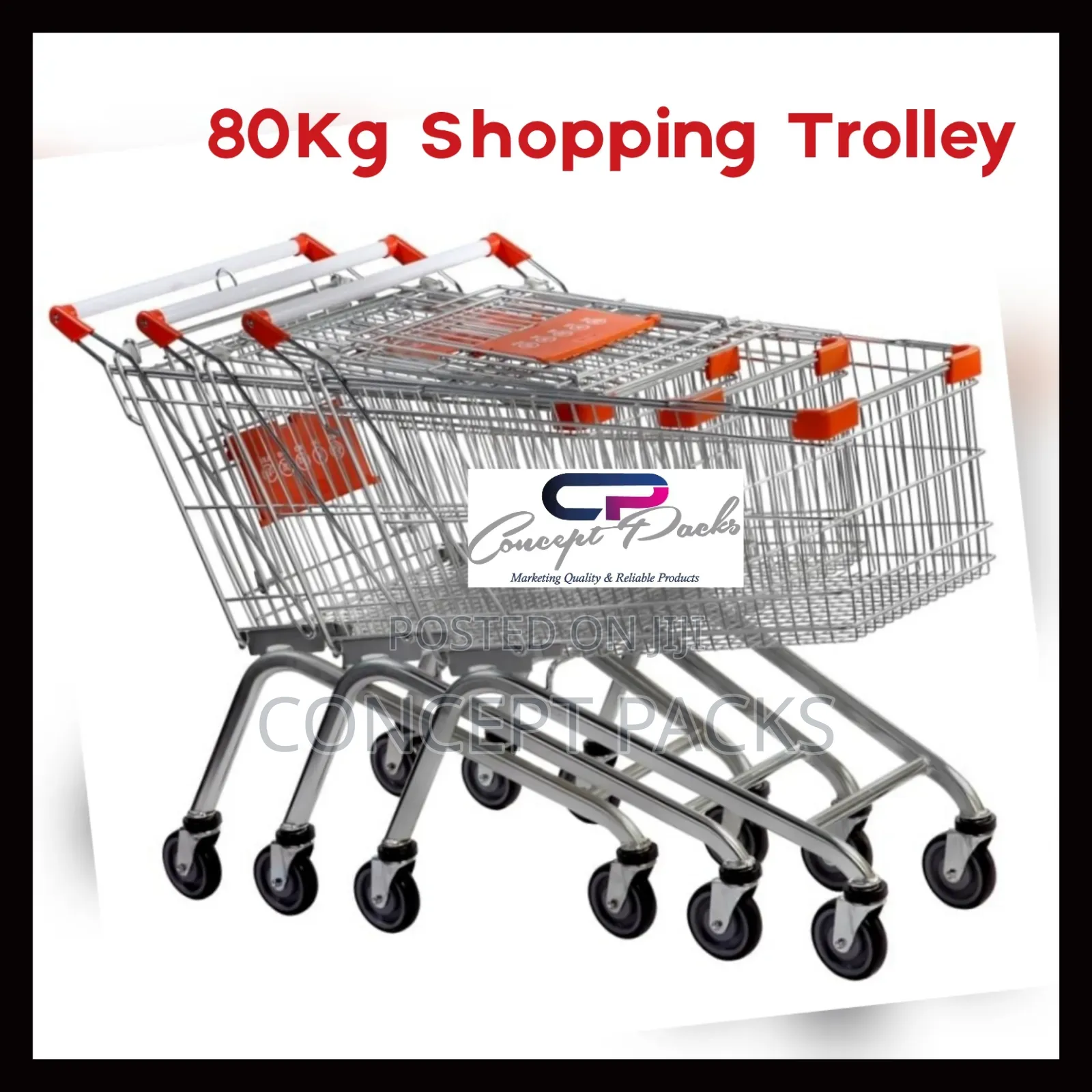 New 80kgs Shopping Trolley. Sold/Pc