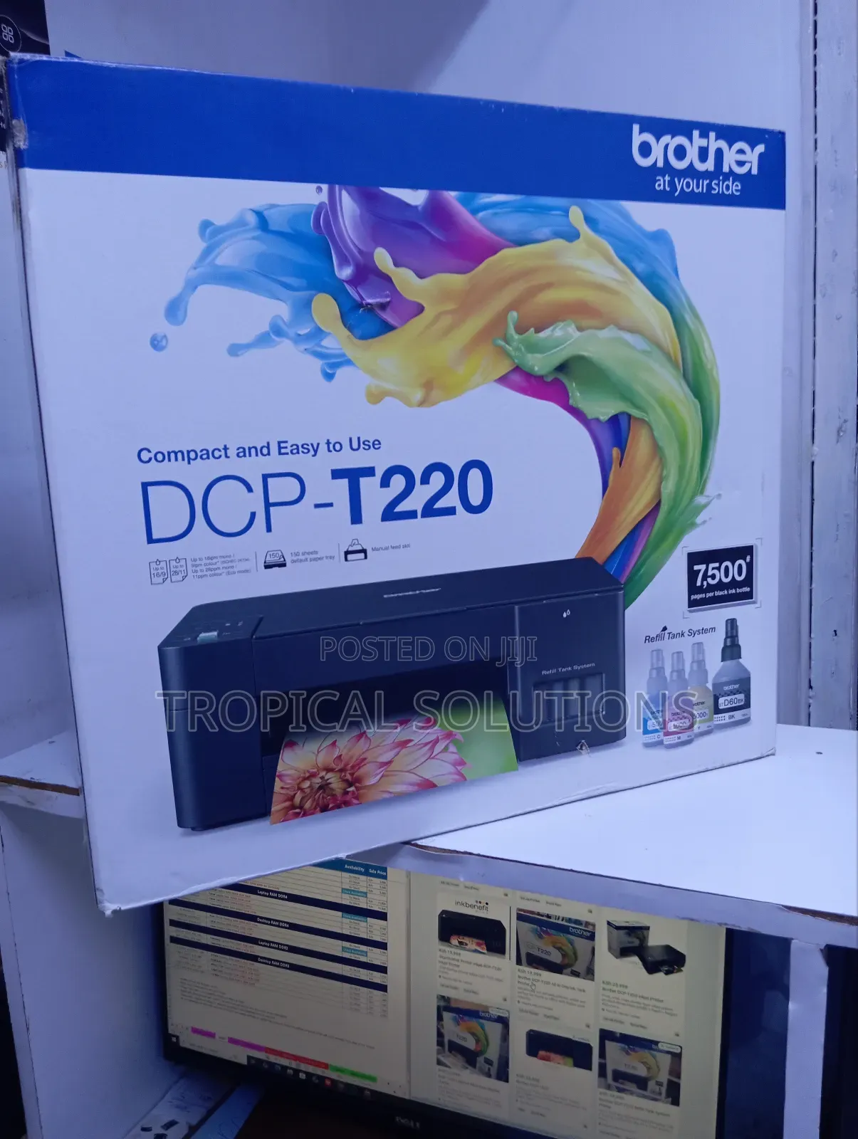 DCP-T220 Brother Printer Inkjet Printer All in One