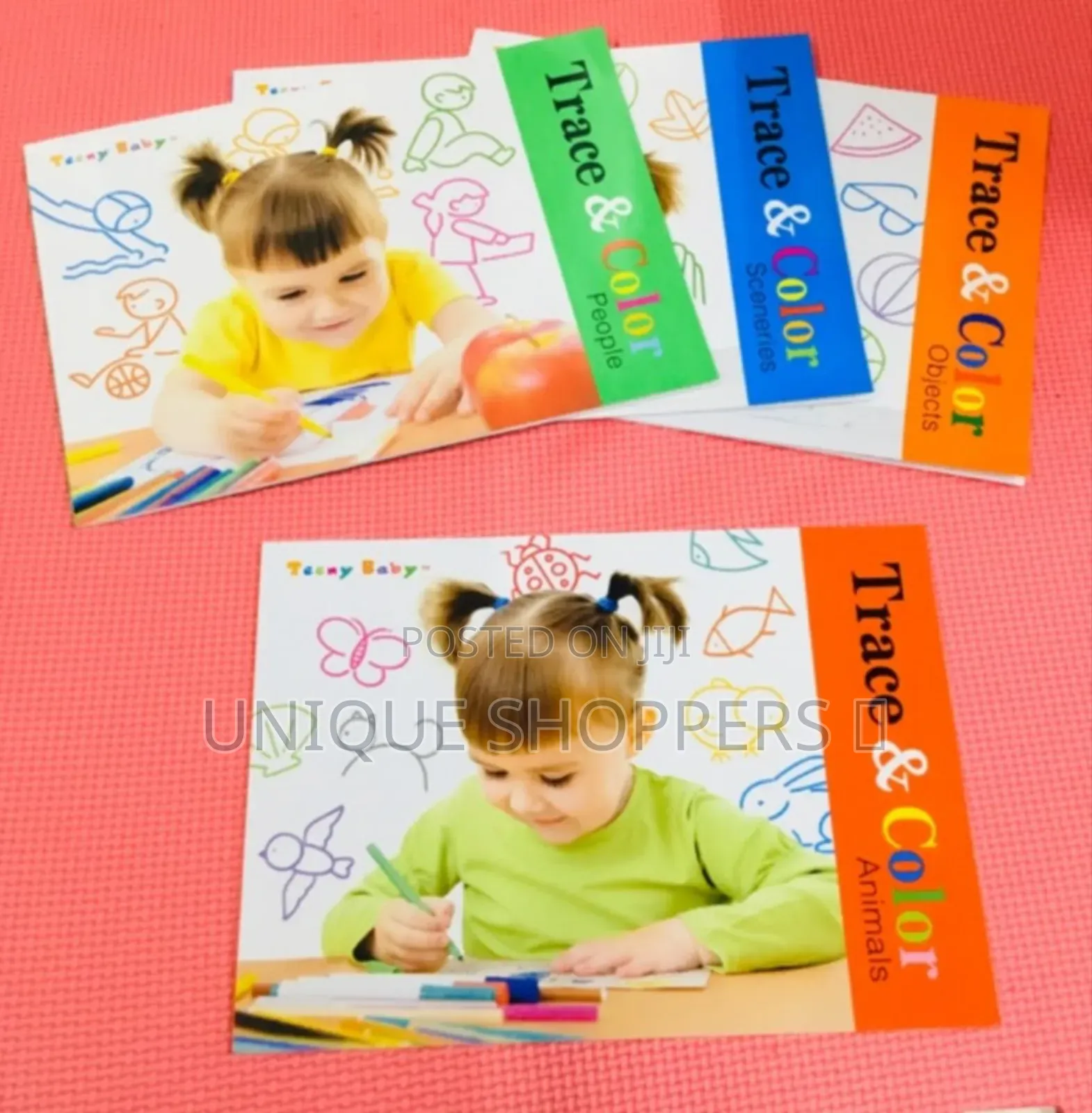 Trace and Colour Set of 4 Comes in 4 Different Books,Peoples,