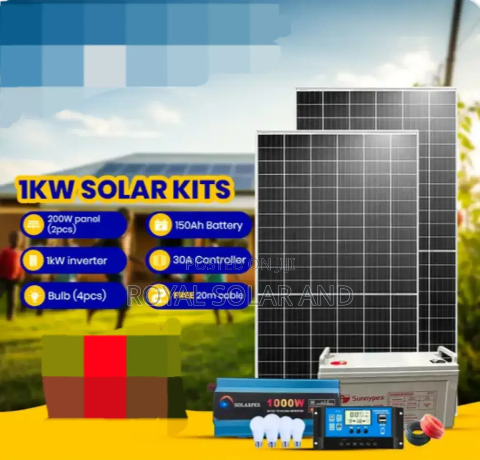 Christmas Offers 1kw Solar Kit 1000watts