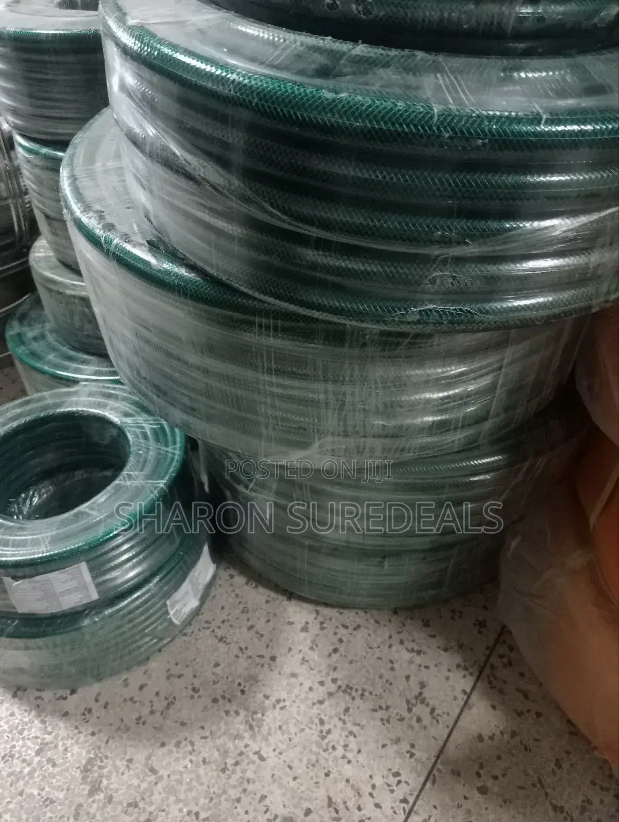 3/4green Braided Hose Pipe 50m