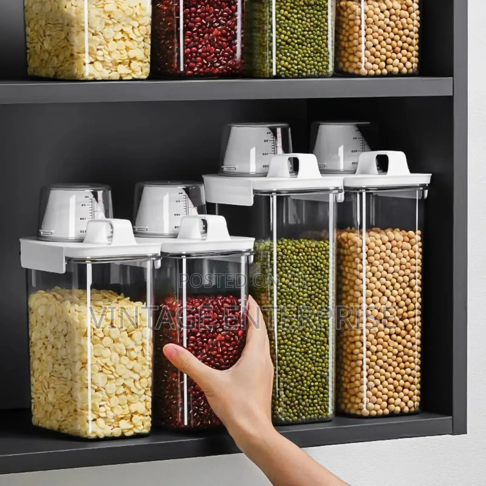 Acrylic Airtight Cereal Storage Container