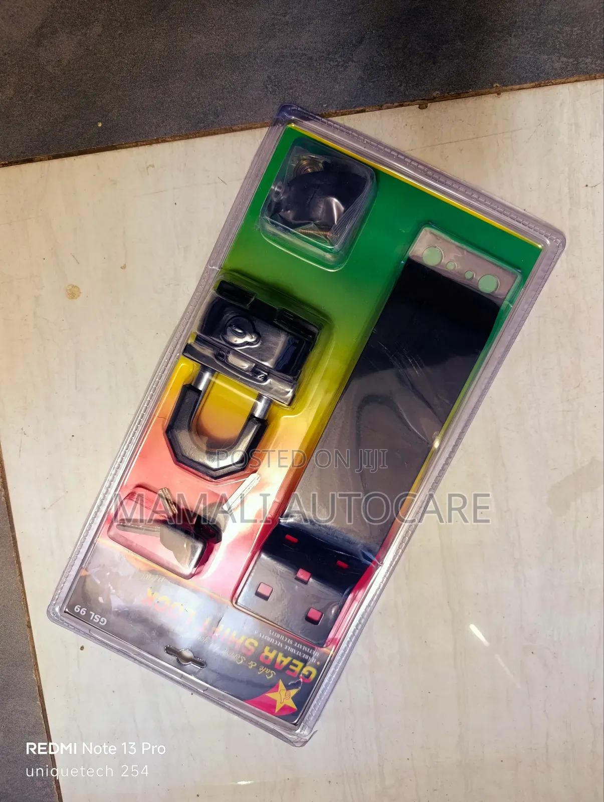 Universal Car Gear Lock Anti-Theft Device for Manual Automatic
