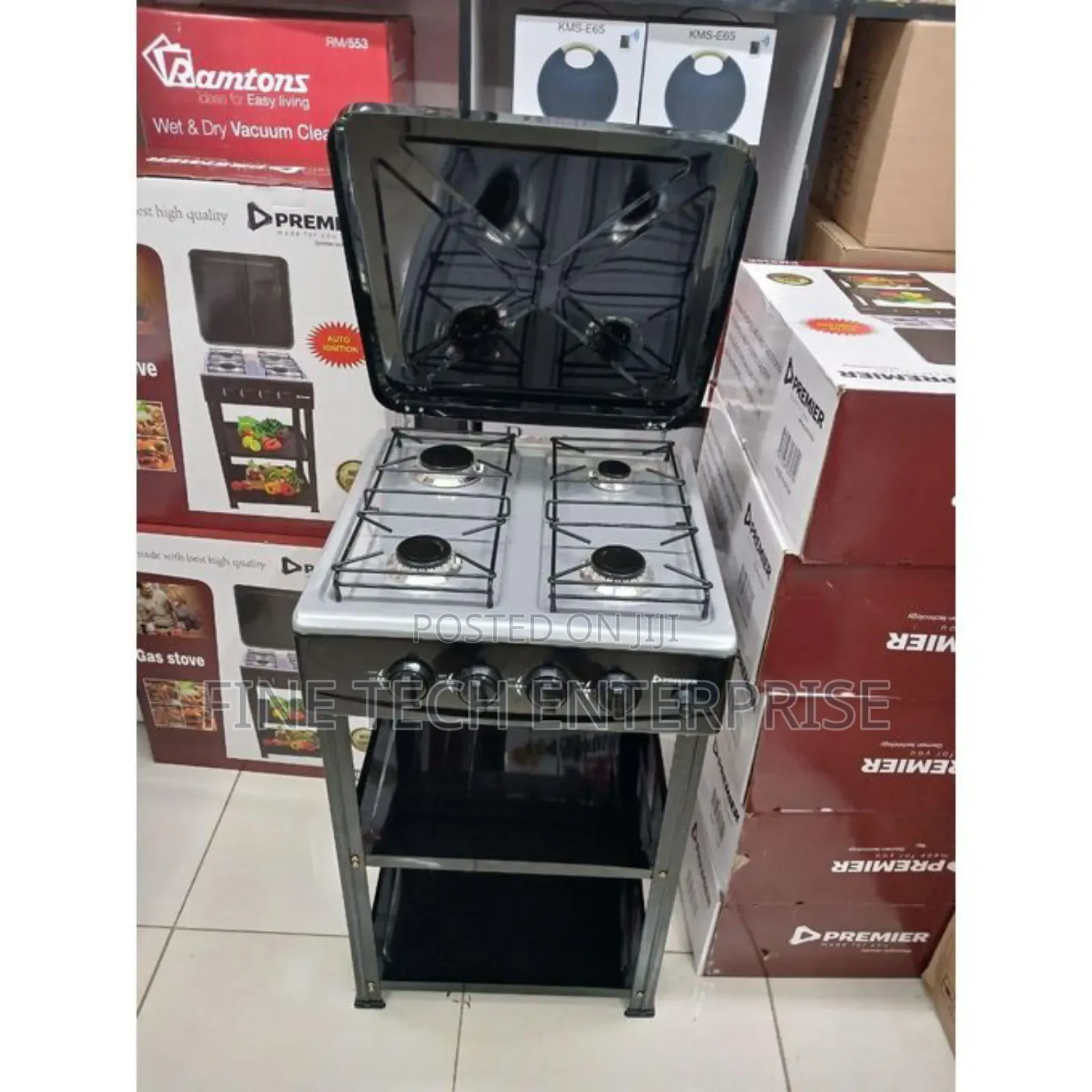 Premier 4 Gas Cooker With Shelves