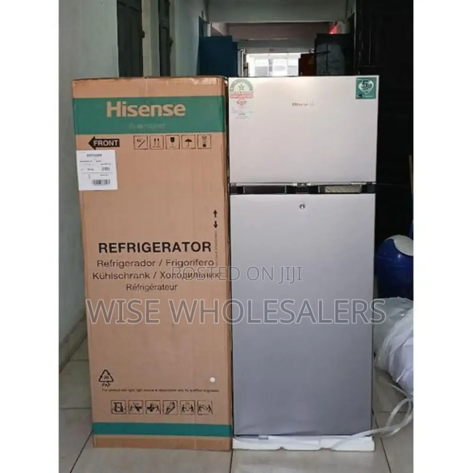Hisense 205l Double Door Fridge Ref205dr