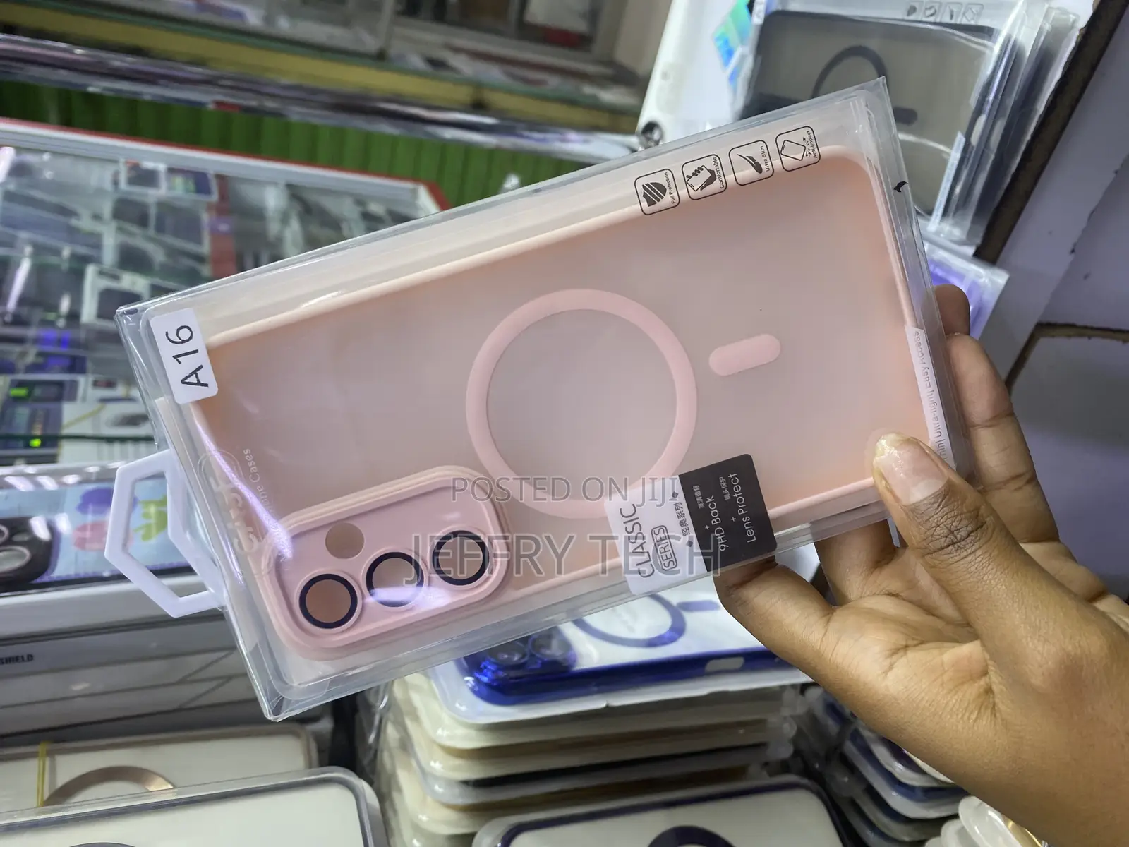 Maver Transluscent Magnetic Case for Samsung A16