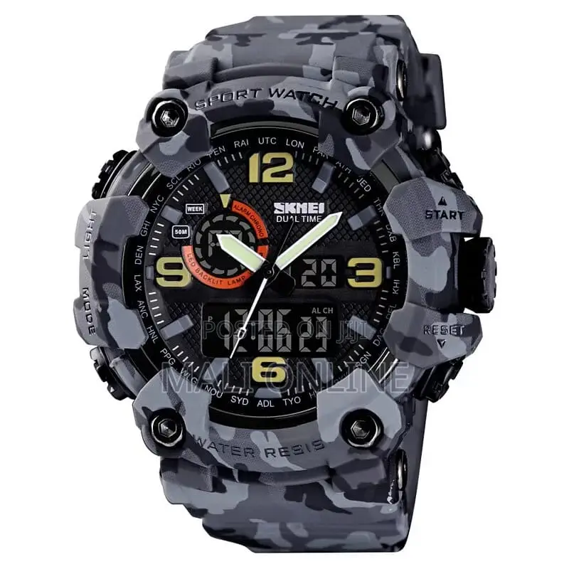 Skmei Sports Watch 1520 Dual Time Waterproof Digital Men’S Watch
