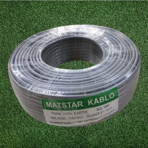 2.5mm Twin With Earth Electric Wiring Cable 90m Grey PVC