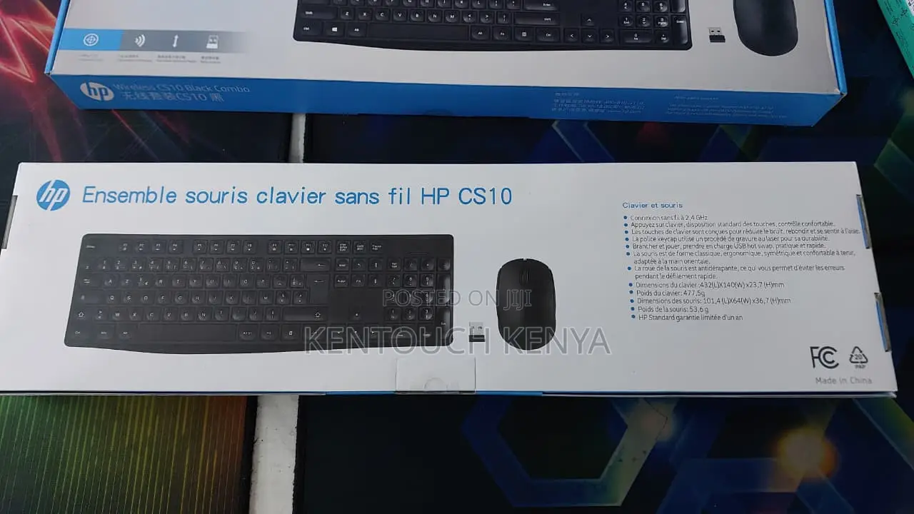 Hp Cs10 English Wireless Keyboard and Mouse Combo