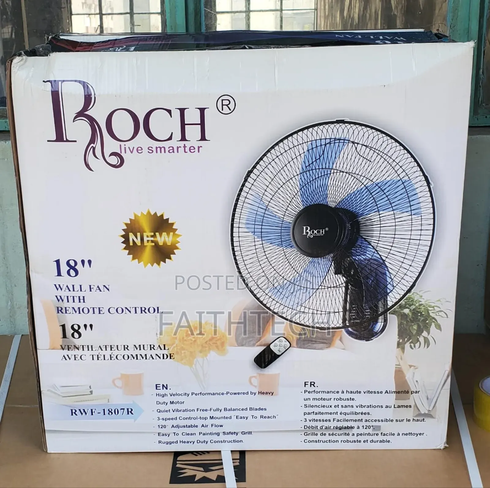 Roch 18" Wall Fan 