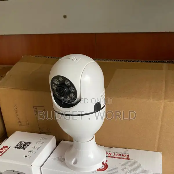 Security Cam Socket Lamp Holder 360° Panoramic Indoor V380 Pro