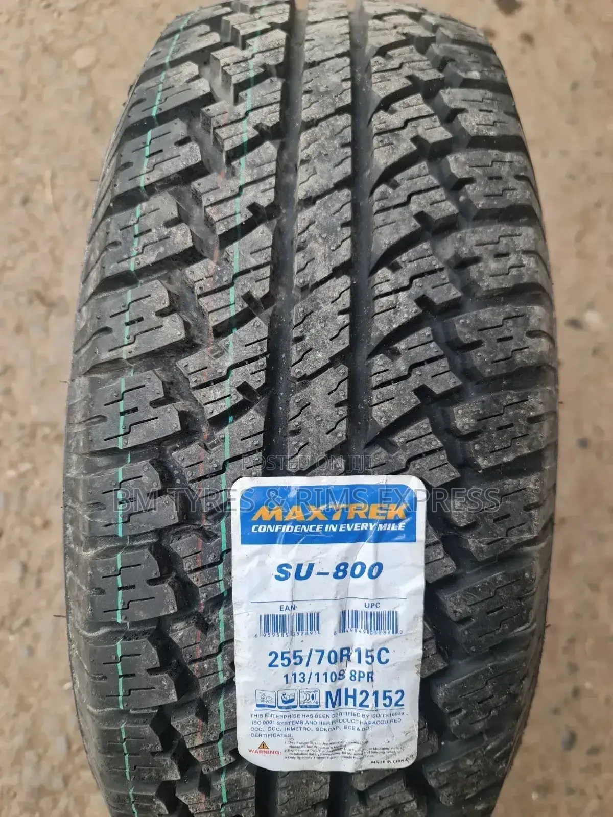 255 /70 R15 Maxtrek Tyres (All Terrrain)
