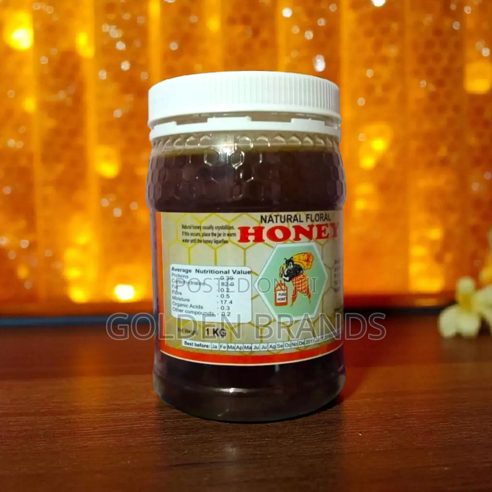 Pure Natural Honey 1kg--Boost Immunity, Heal Naturally Sweeten Life