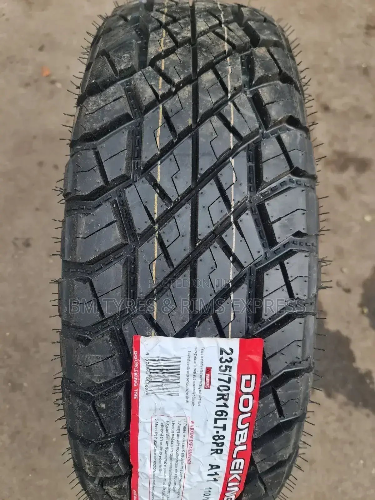 235 /70 R16 Doubleking Tyres (All Terrrain) Commercial.