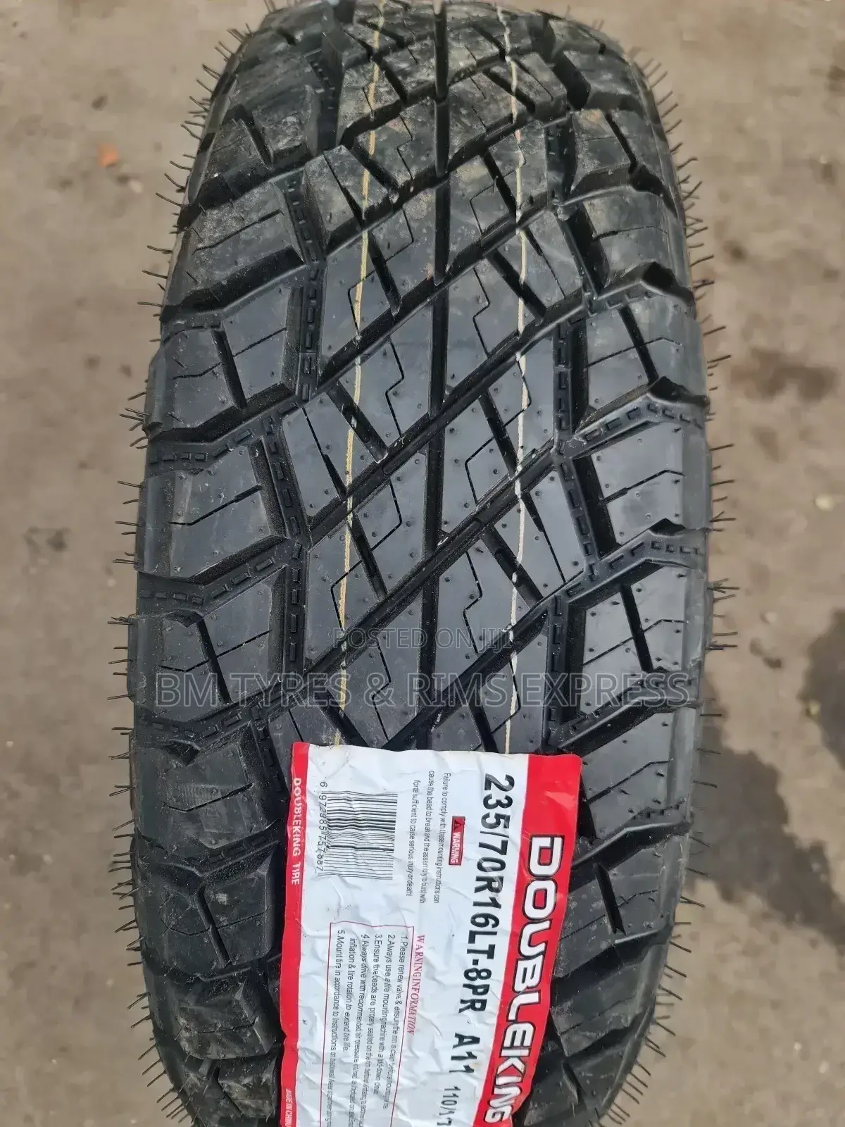 235 /70 R16 Doubleking Tyres (All Terrrain) Commercial.