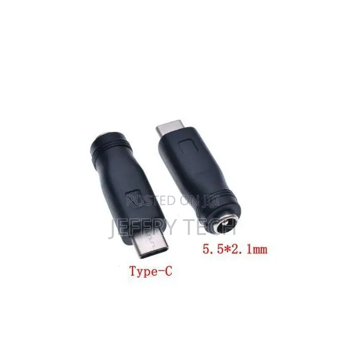 Dc Power Adapter (5.5mm X 2.1mm Female Jack) to Usb-C Type C Male