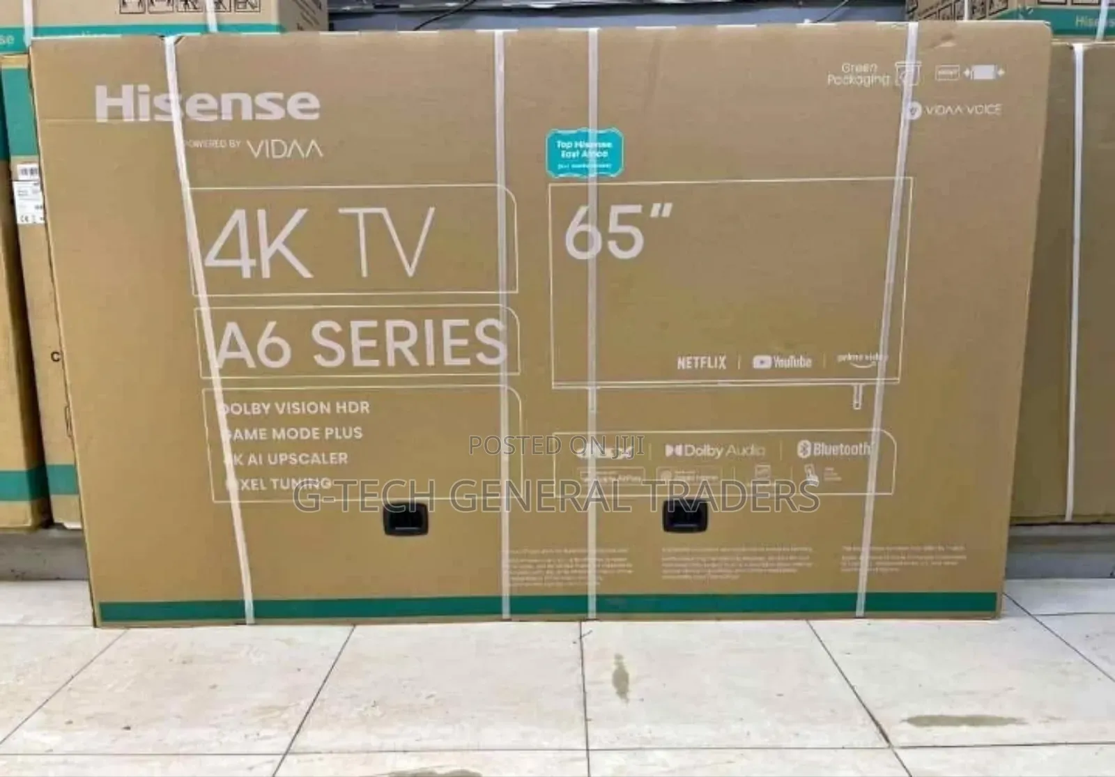 Hisense 65inch Uhd 4k Frameless Youtube, Netflix Led Tv