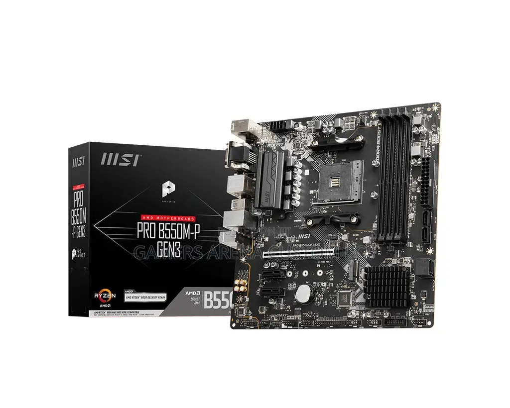 Msi Pro B550m-P Gen3 Micro-Atx Gaming Motherboard.