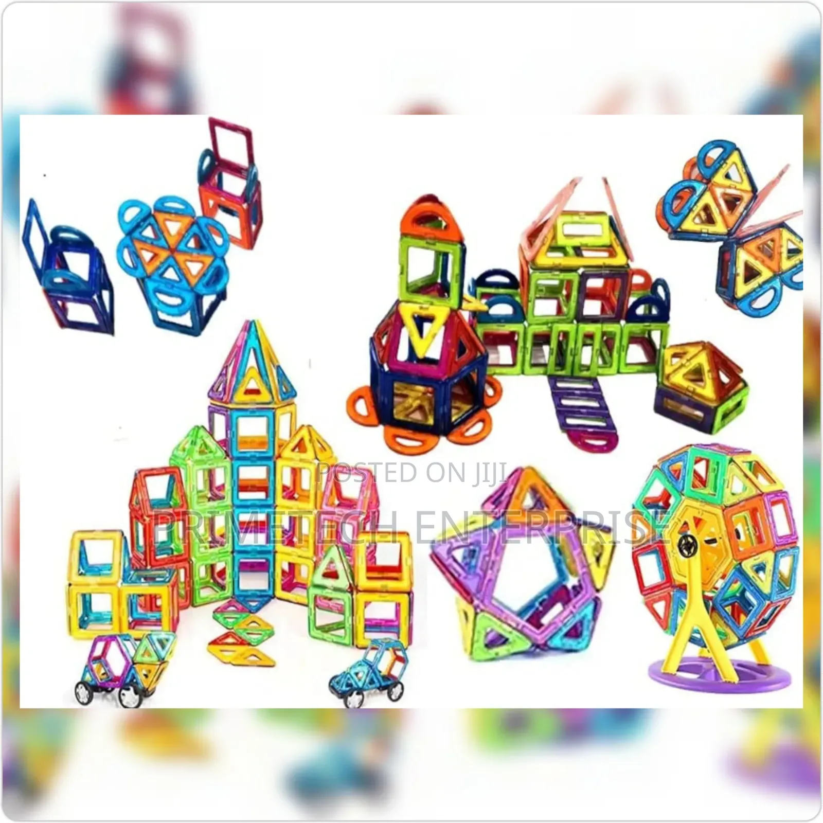 84pcs Kids Magnetic Tiles