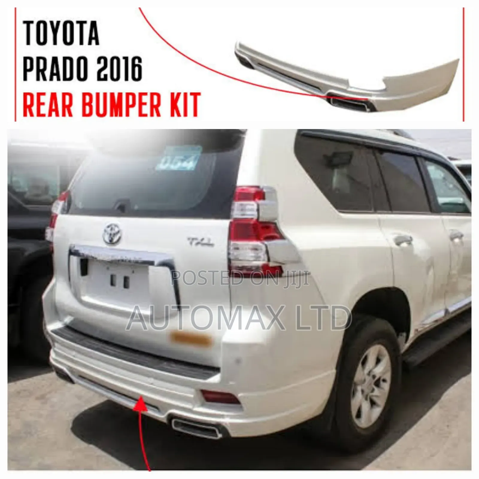 Rear Bumper Lip Extension, for Lc150 Toyota Land Cruiser Prado