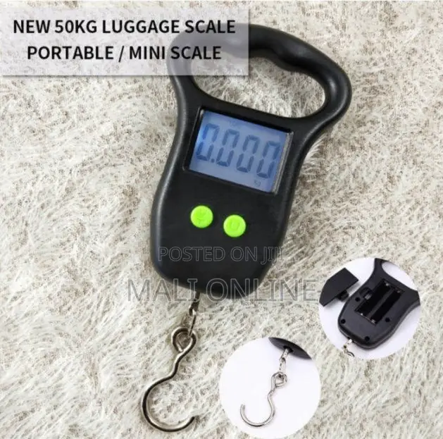 Portable Digital Hanging Weighing Scale 50kg/10g