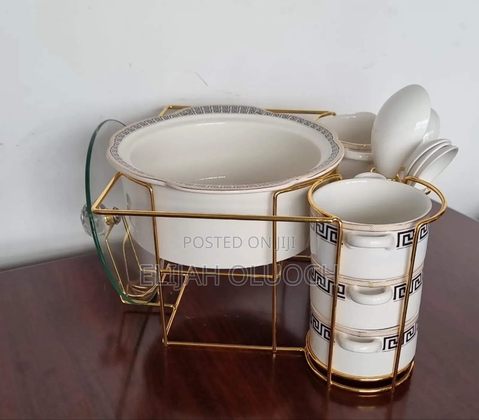 Jc7871 or Jcc7871 or Jc7873 Gucci 16pc Ceramic Soup Set + Burner