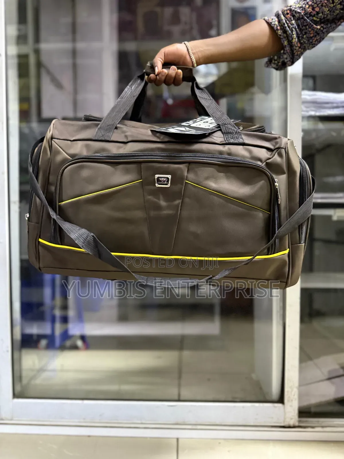 Brown Big Size Oxford Material Travelling Bags