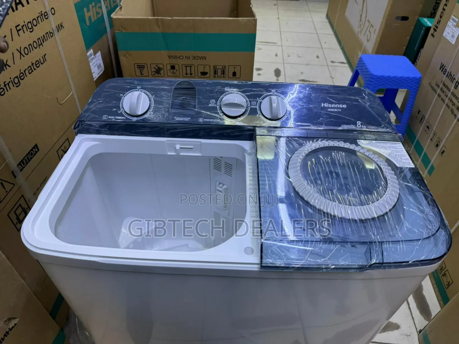 Hisense Washing Machine 8kg Twin Tub Wsbe801s Top Load