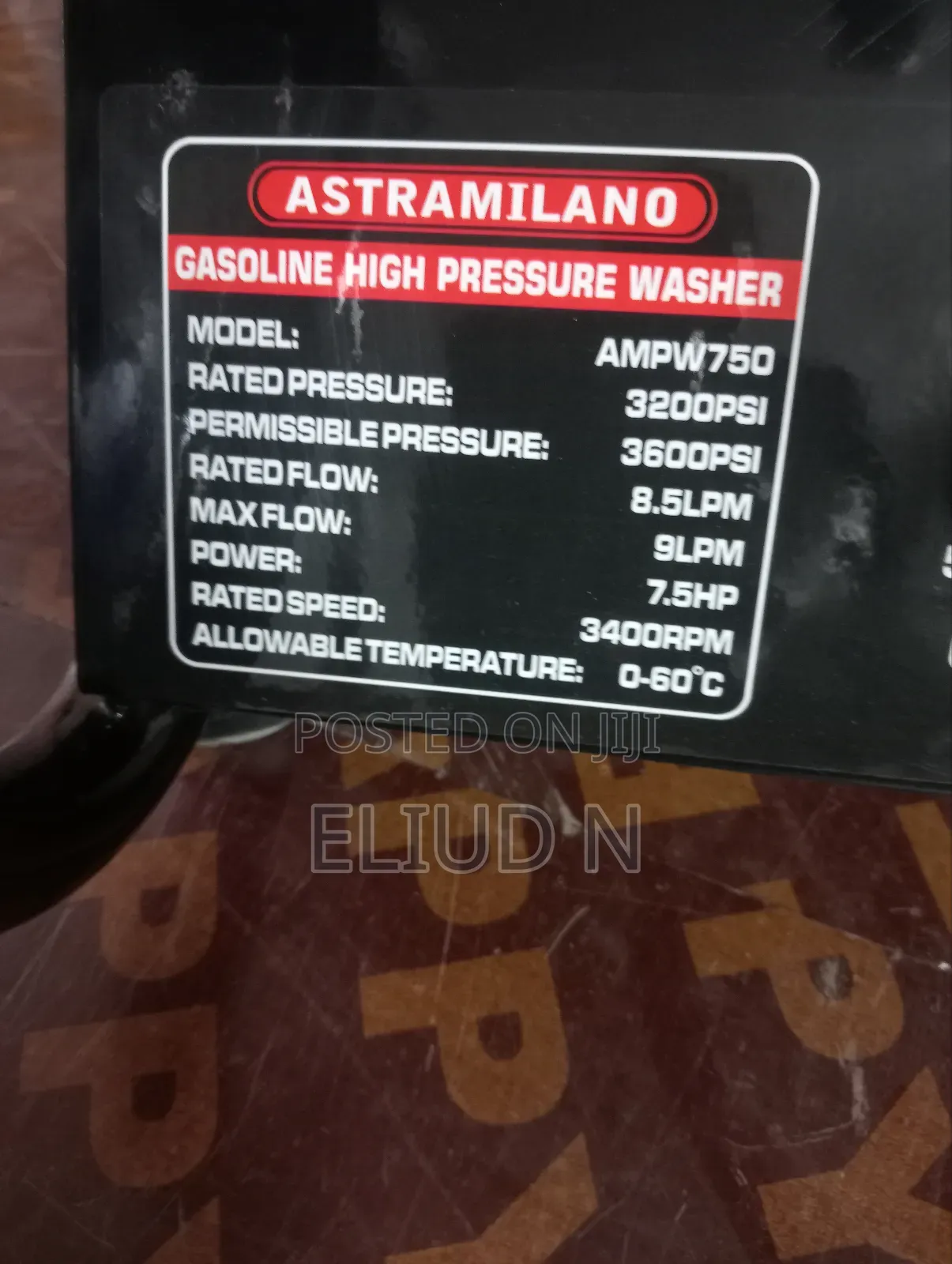 Heavy Duty High Pressure Washer 3600psi