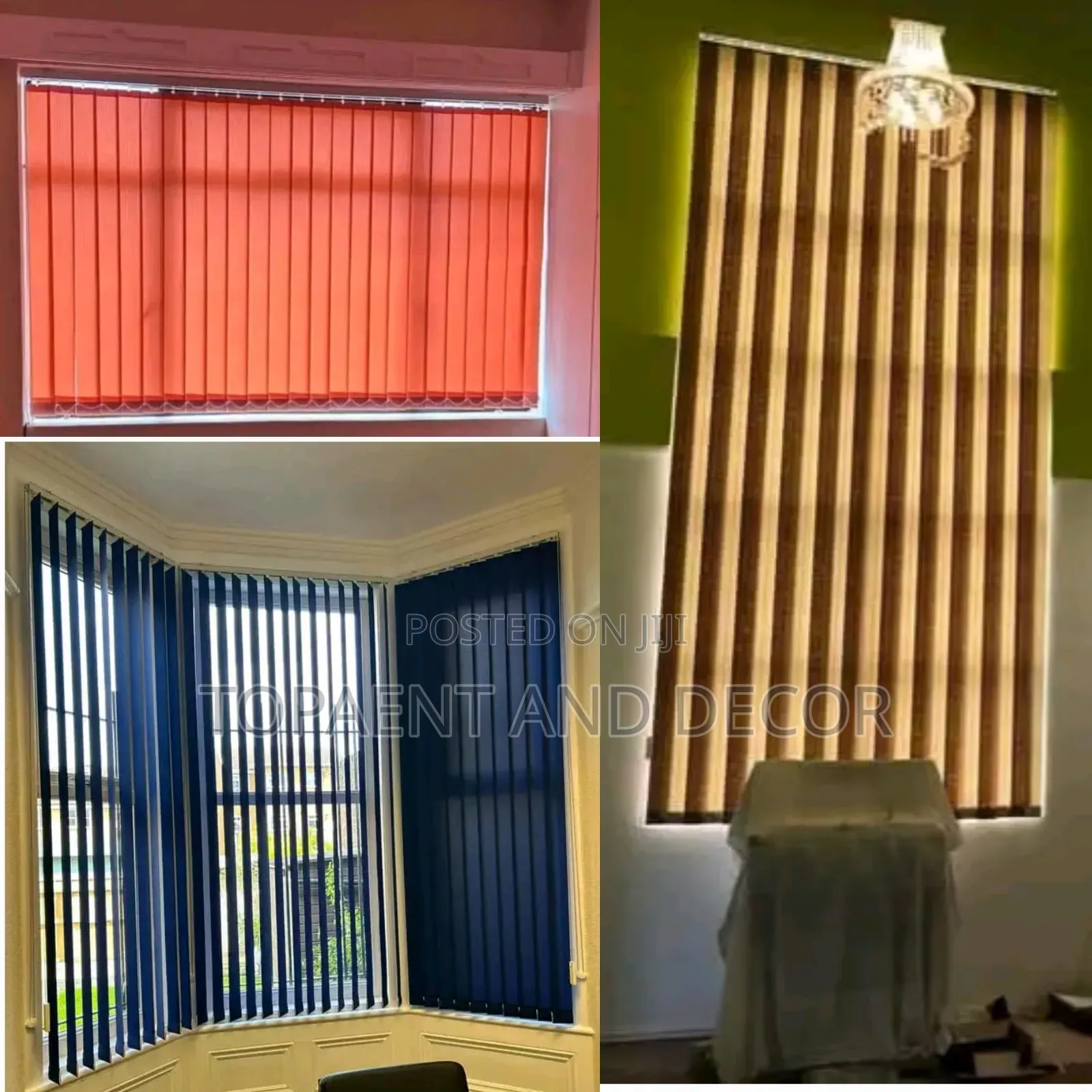 Unique Match Vertical Window Blinds