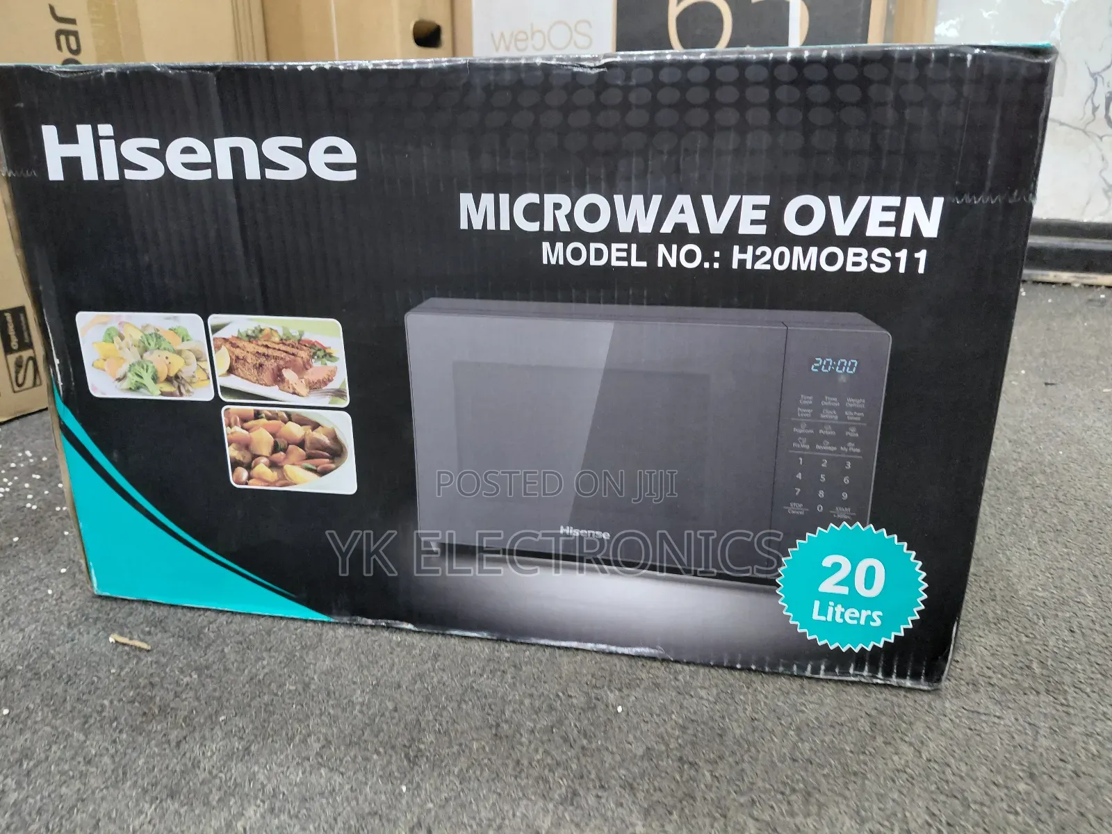 Hisense H20mobs11 Microwave Oven 20l Black