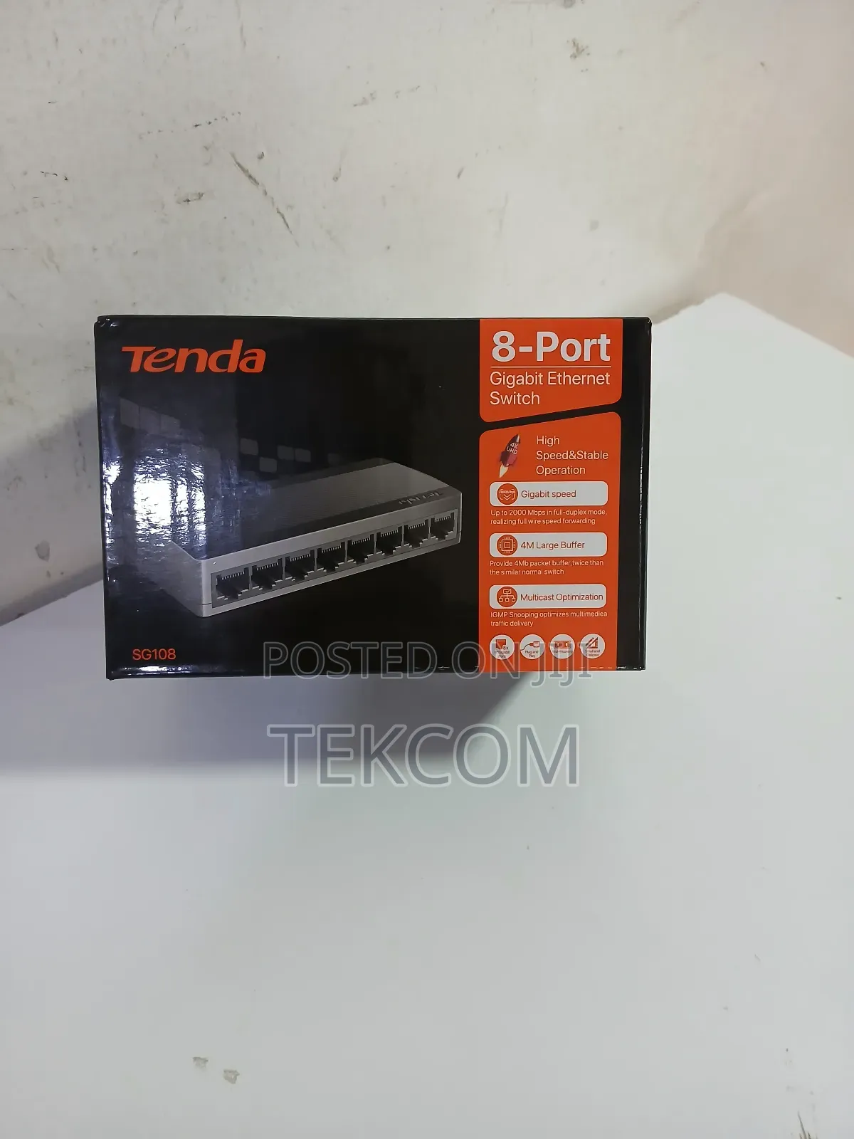 Tenda Sg108 8-port Gigabit Ethernet Desktop Switch