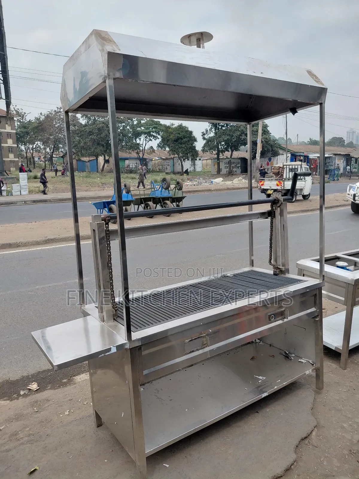 Meat Grill With Chimney