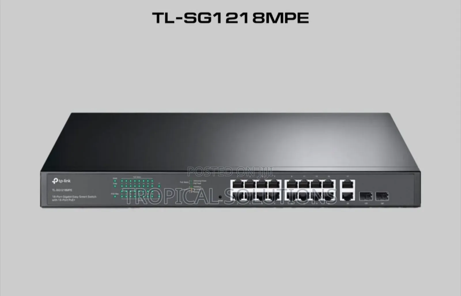 Tp-Link 18-Port 1000mbp Tl-Sg1218mpe Gigabit Smart Switch 16 Port Poe
