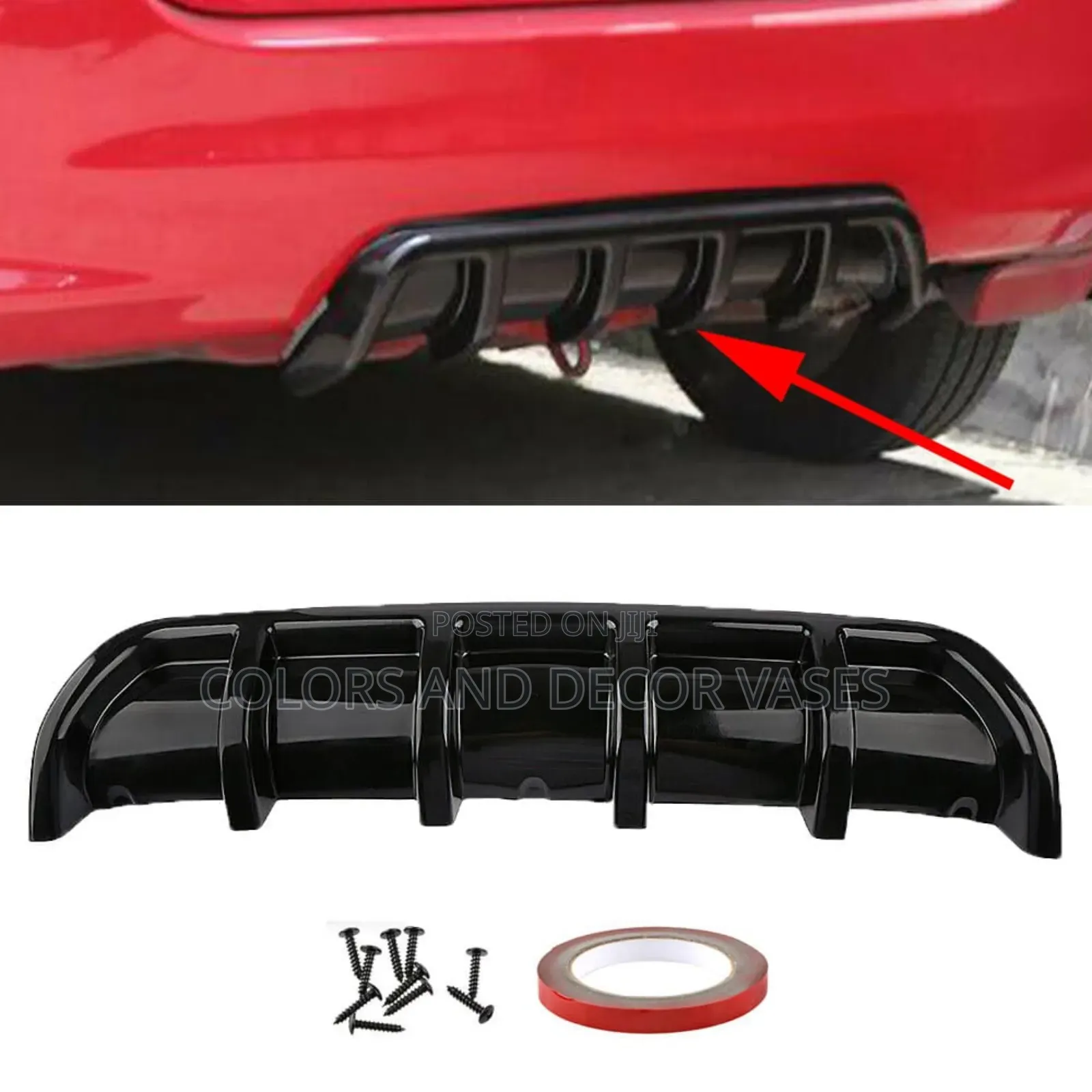 Universal Car Rear Bumper Diffuser/Rear Bumper Spoiler Lip